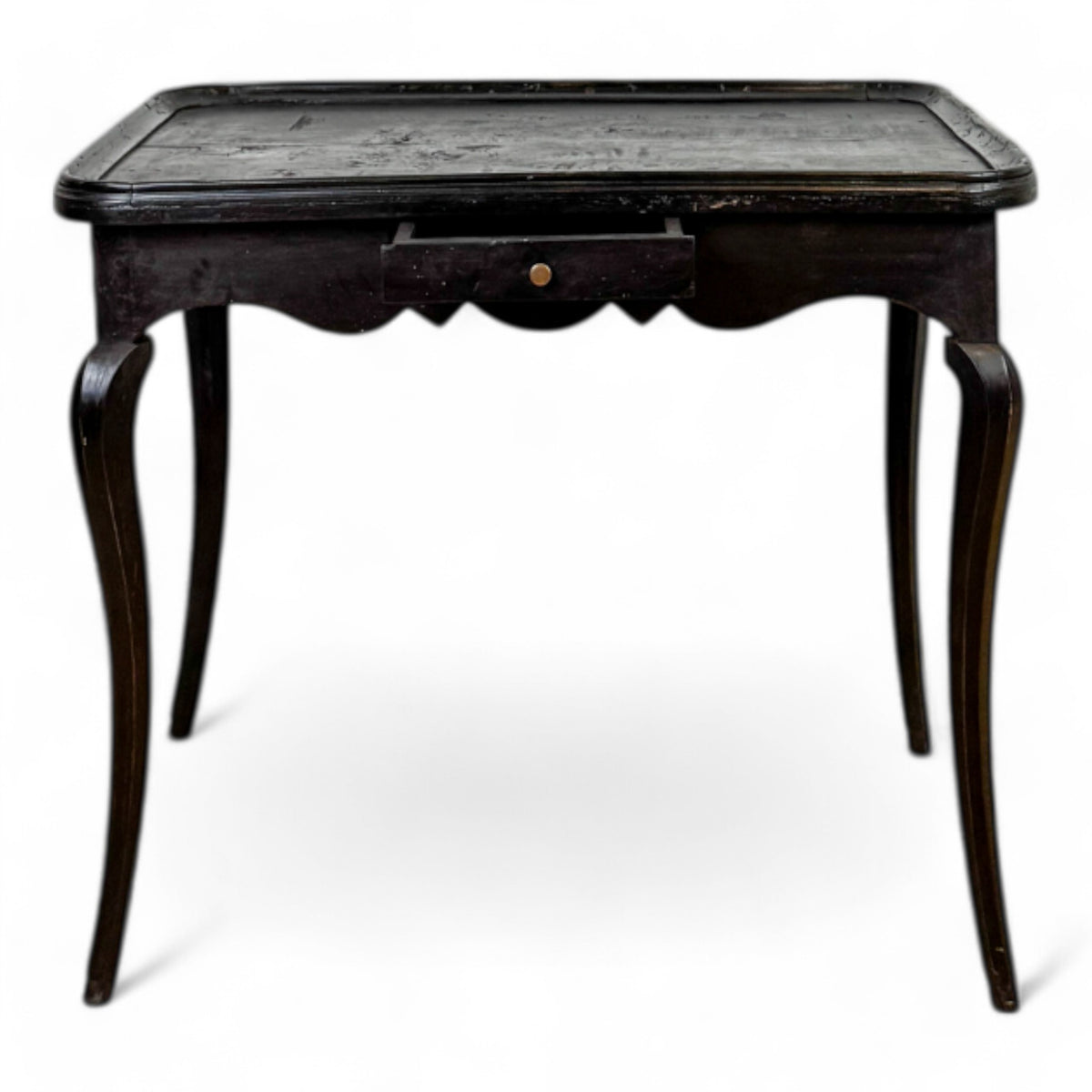 Ebonized Game Table