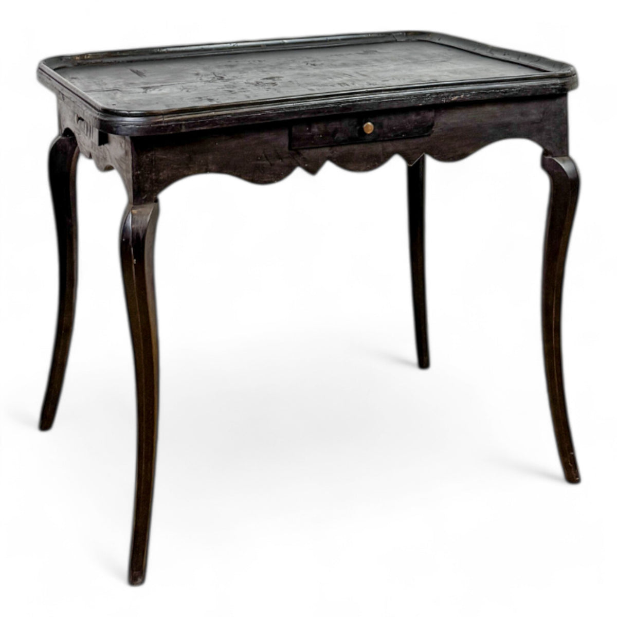 Ebonized Game Table