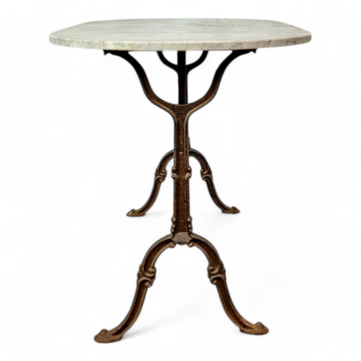 Marble Oval Bistro Table