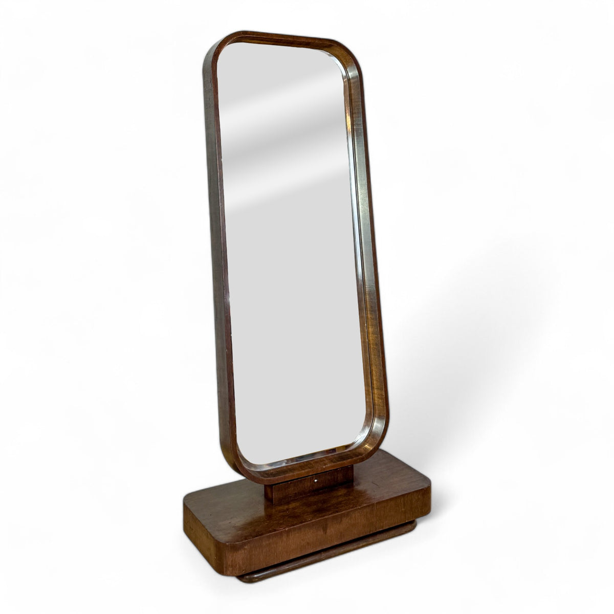 Full Length Floating Art Deco Mirror