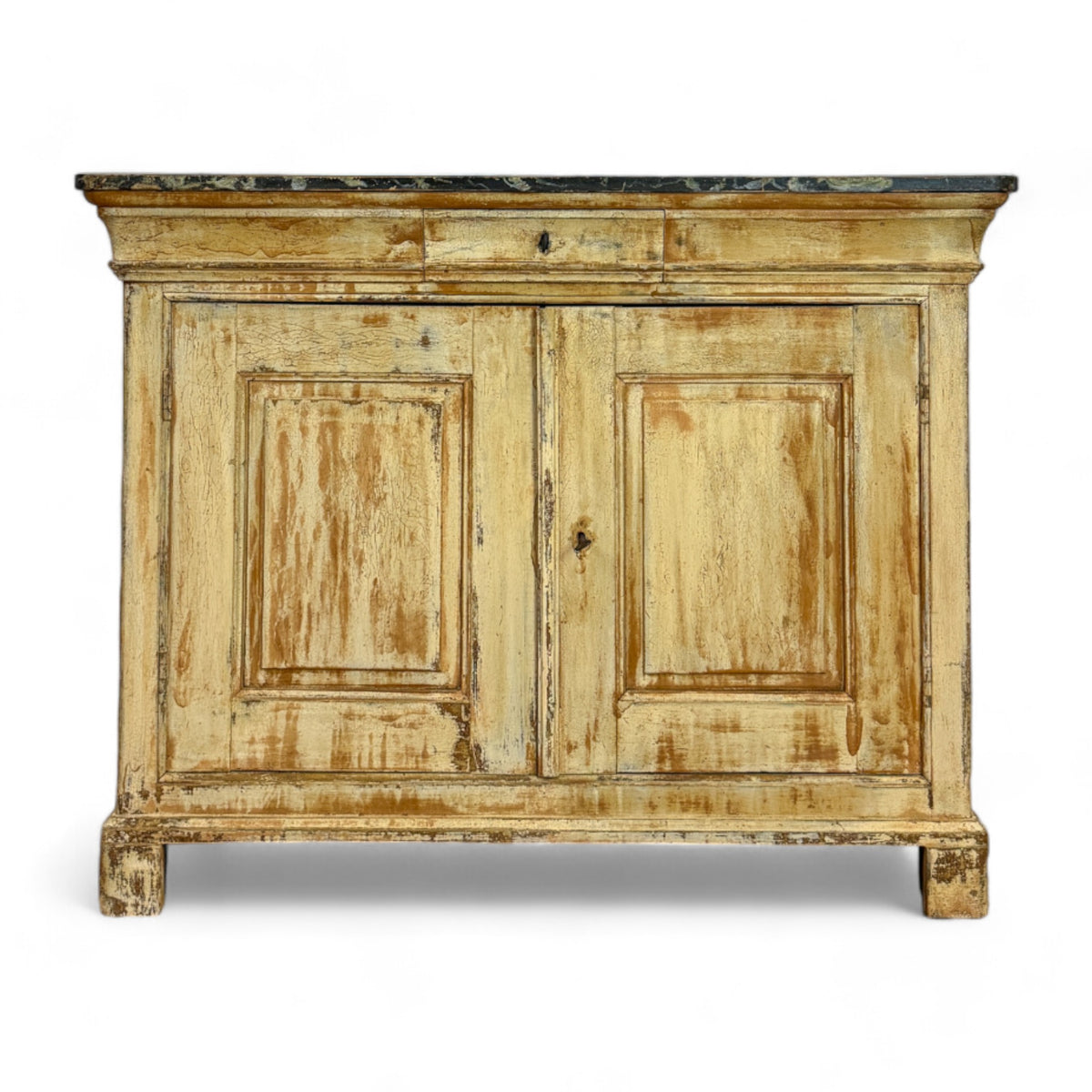 Distressed Painted Cabinet