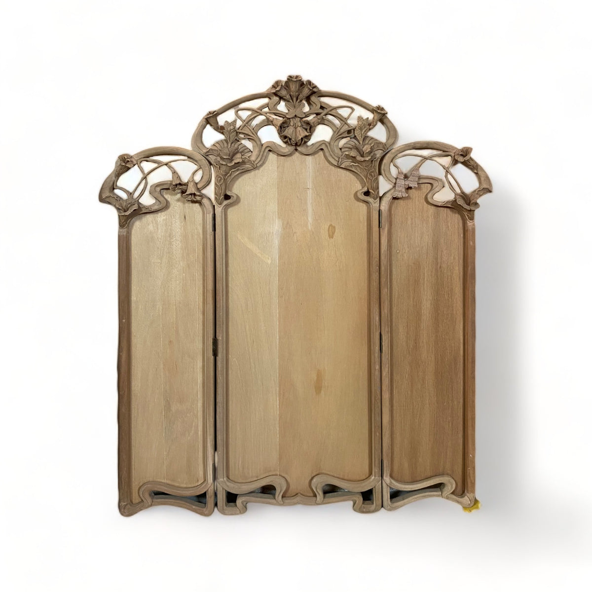 Art Nouveau 3 Panel Mirror