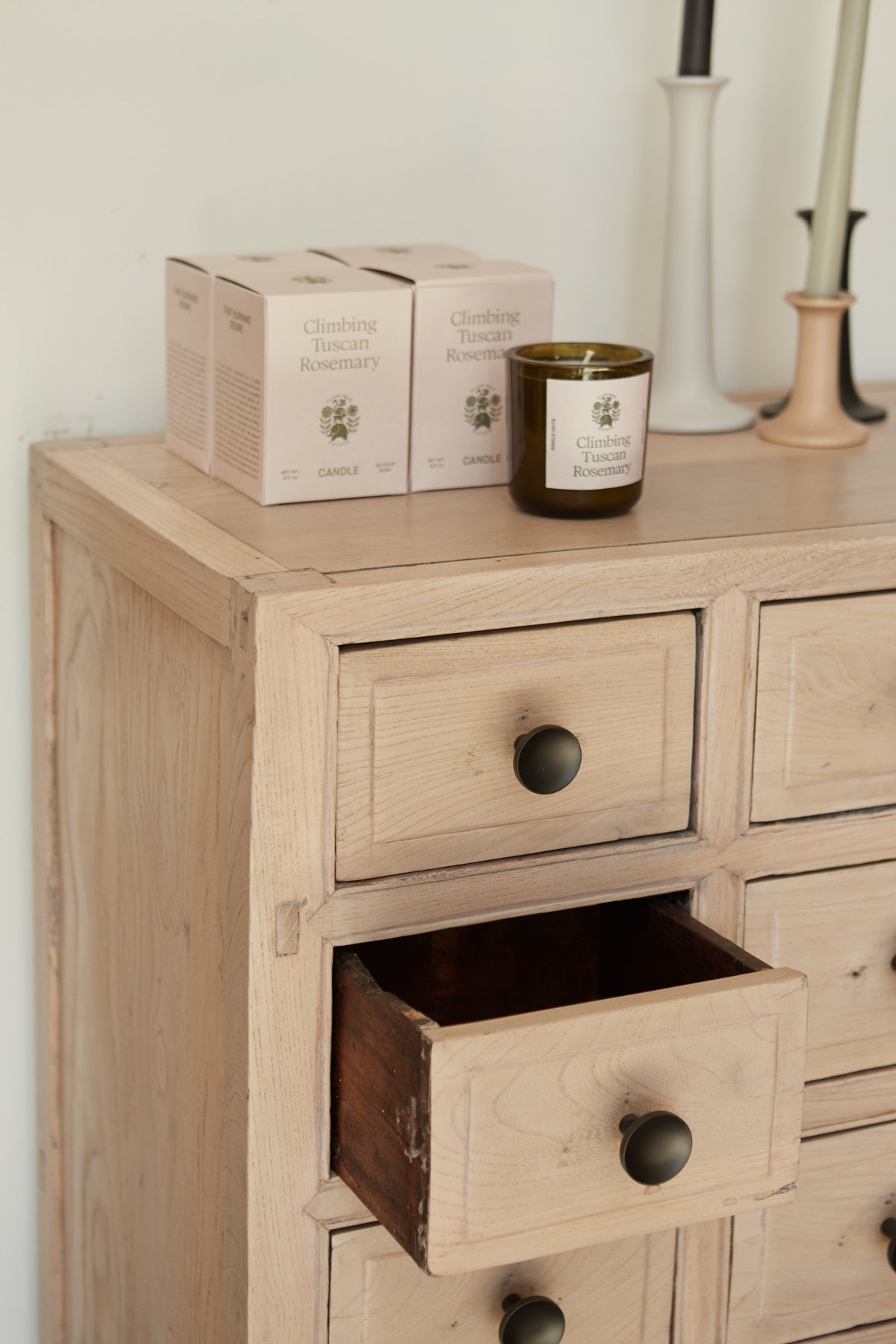 Bleached Apothecary Cabinet