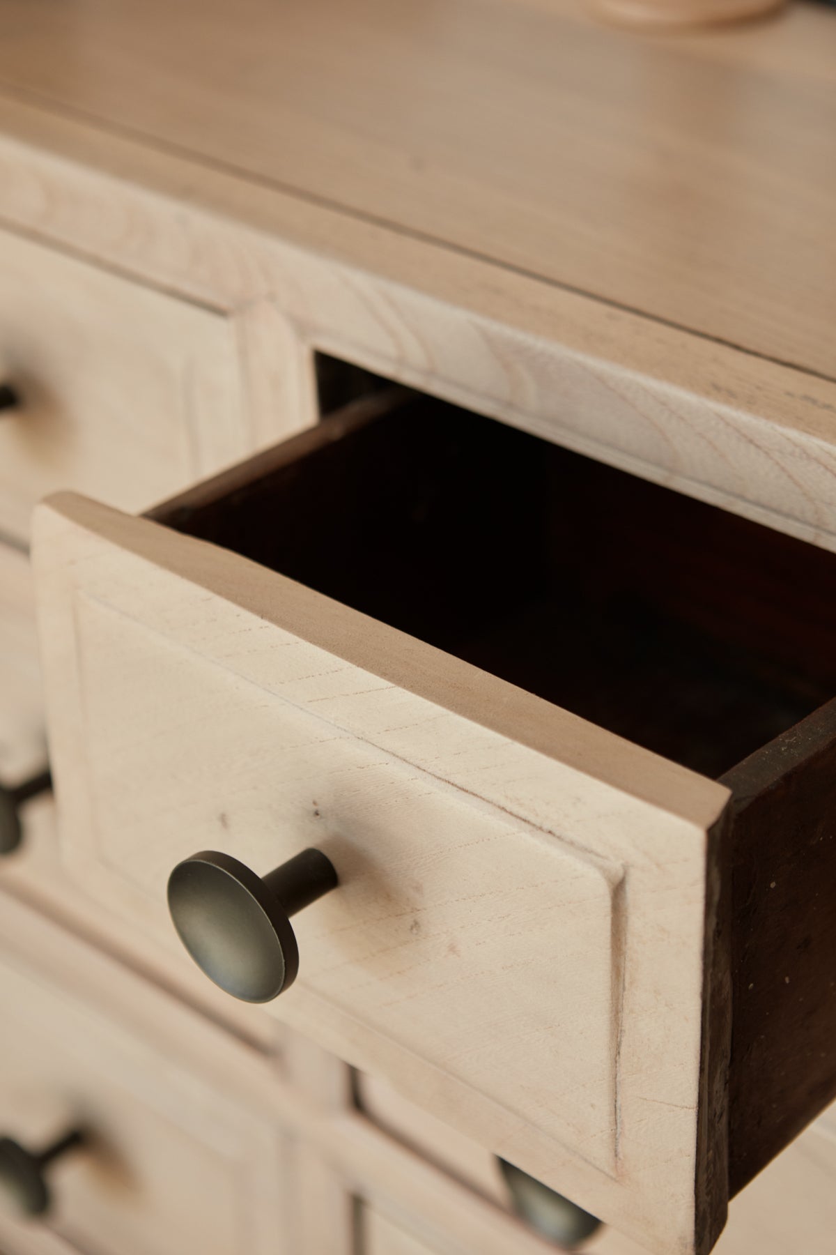 Bleached Apothecary Cabinet