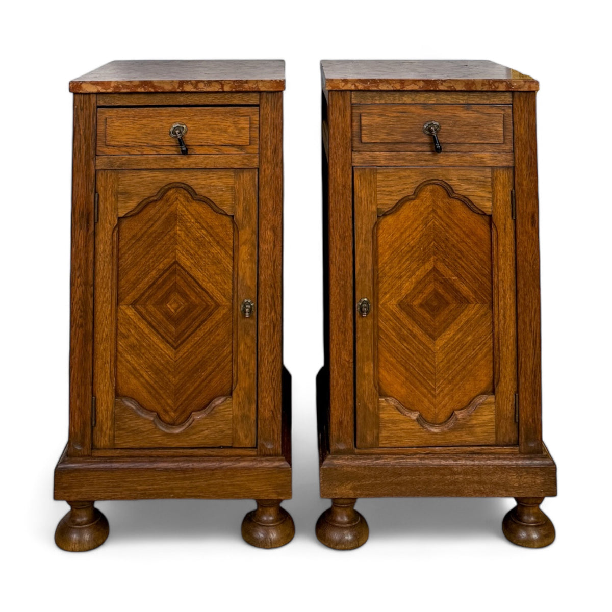 Pair of Rosewood Nightstands