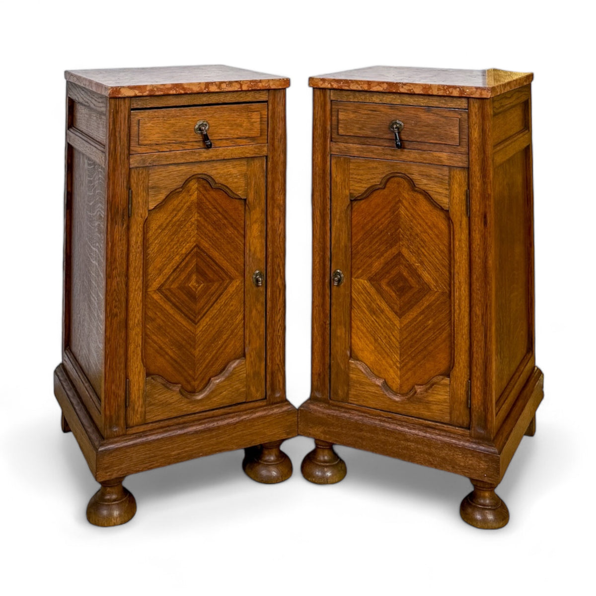 Pair of Rosewood Nightstands