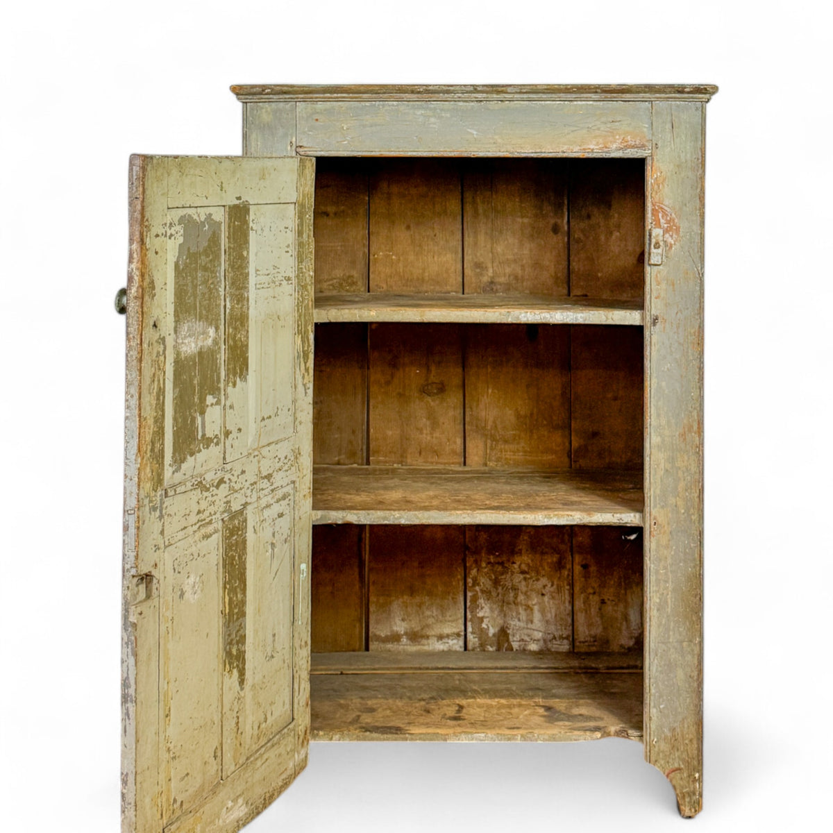 Painted Primitive Cupboard