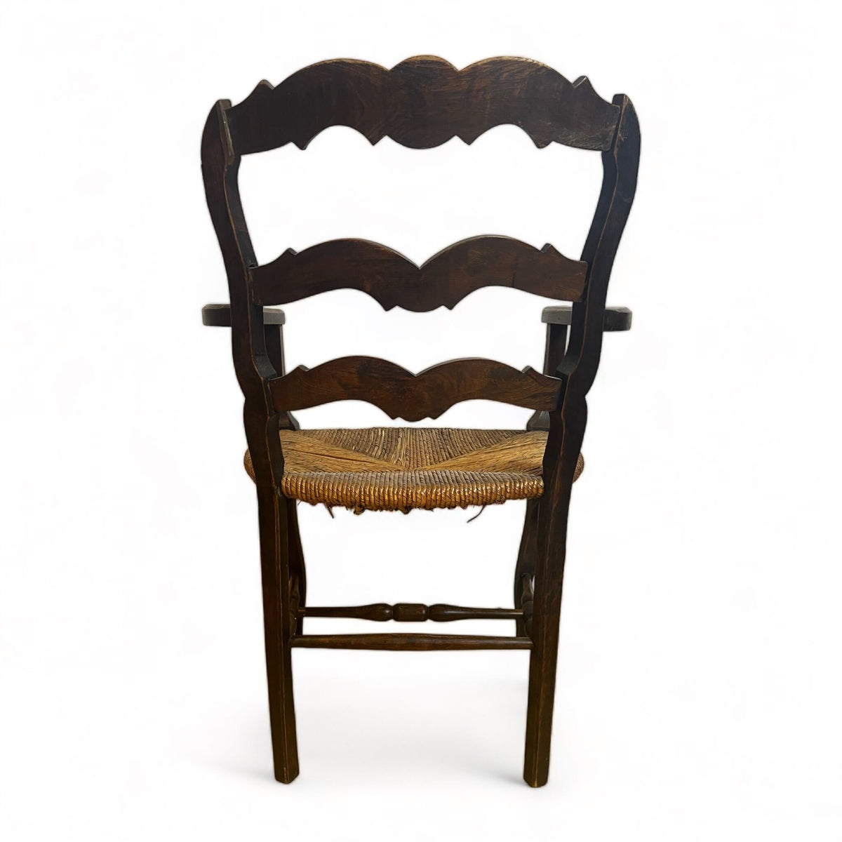 Pair of French Ladderback Chairs