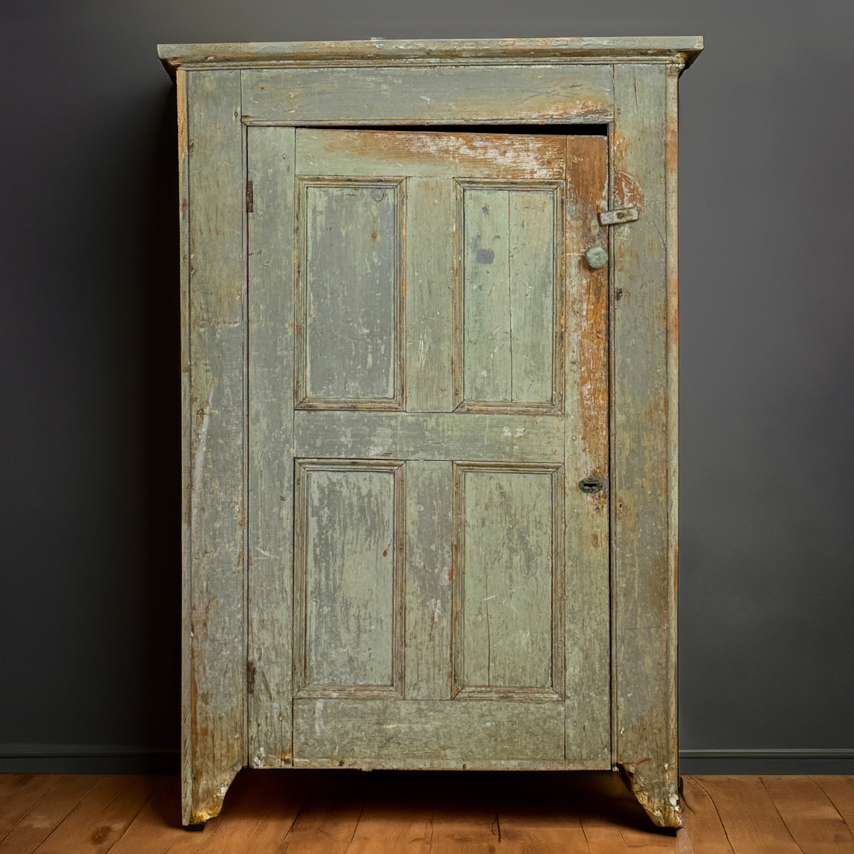 Painted Primitive Cupboard