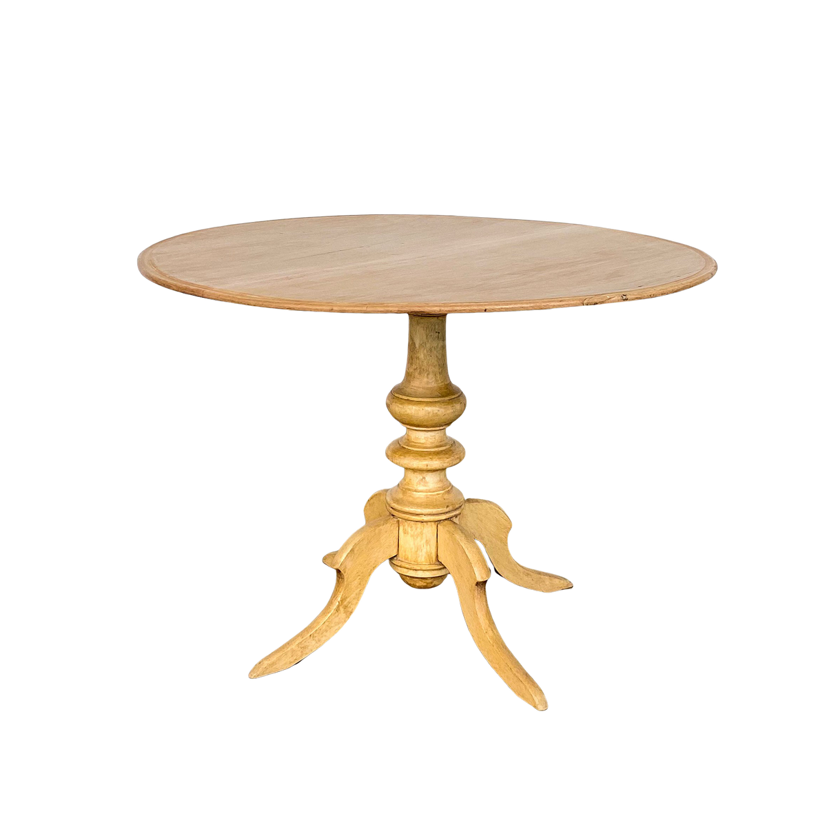 Bleached Tripod Table Circa 1880