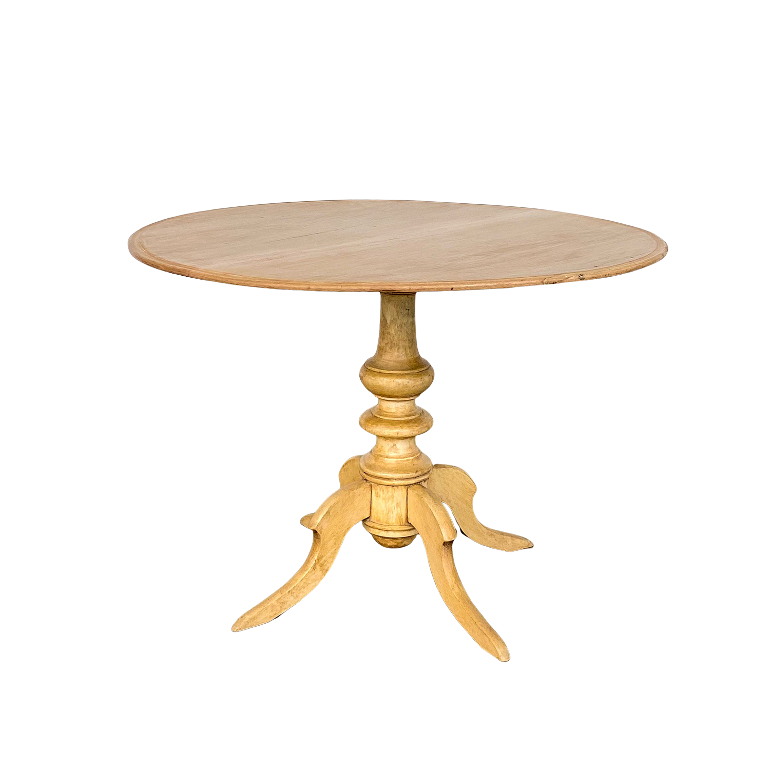 Bleached Tripod Table Circa 1880