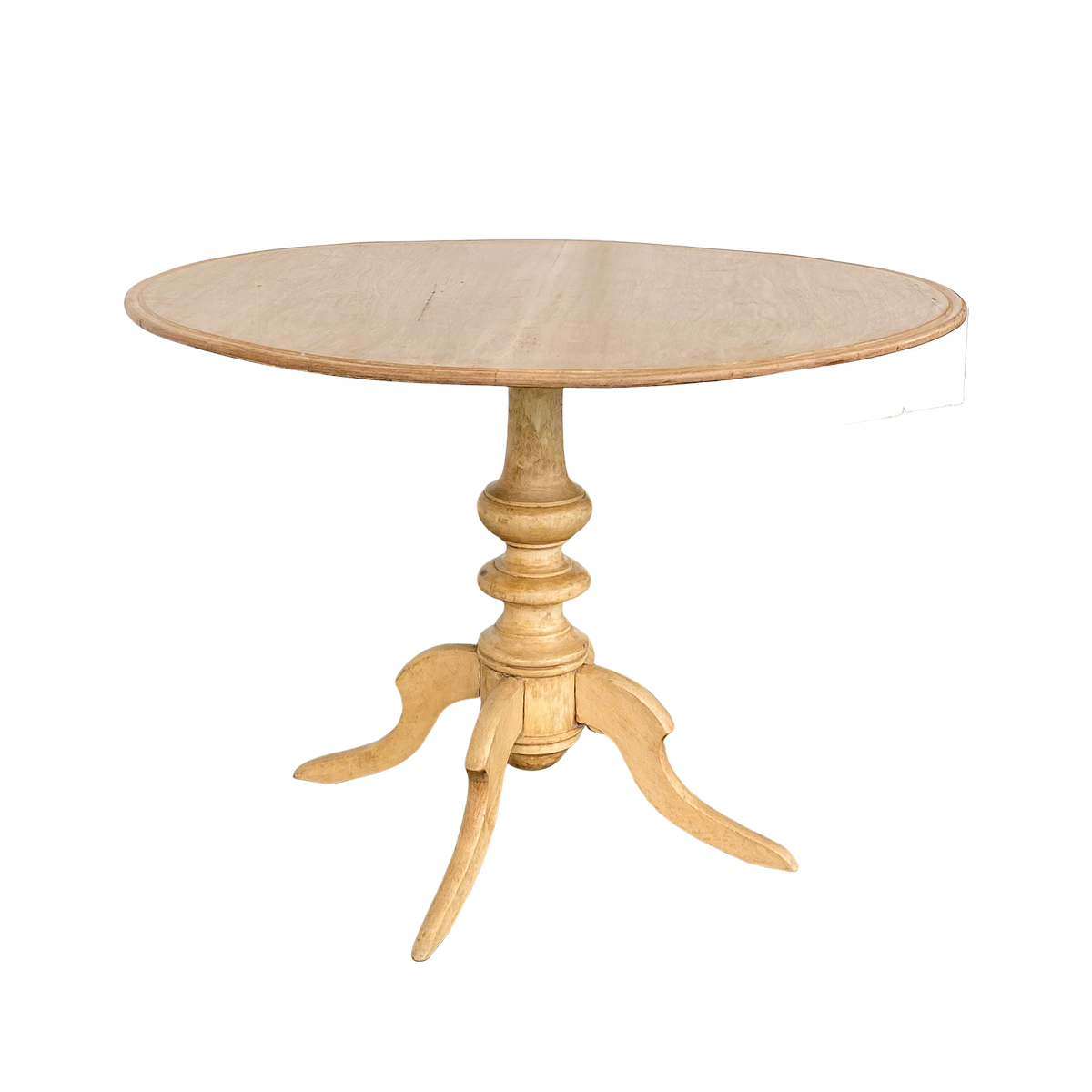 Bleached Tripod Table Circa 1880