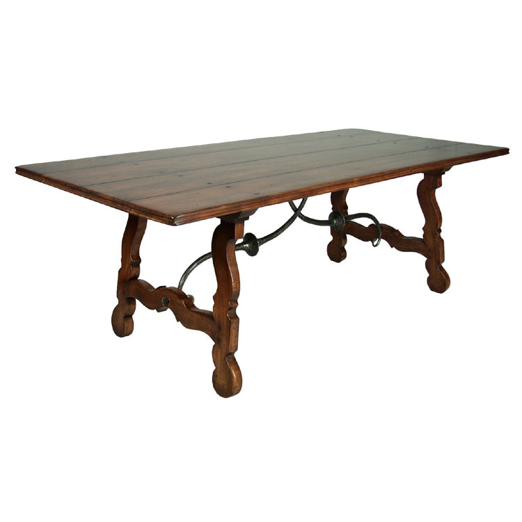 Italian Style Trestle Dining Table