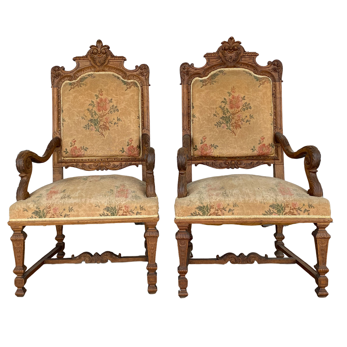 Pair of French Arm Chairs