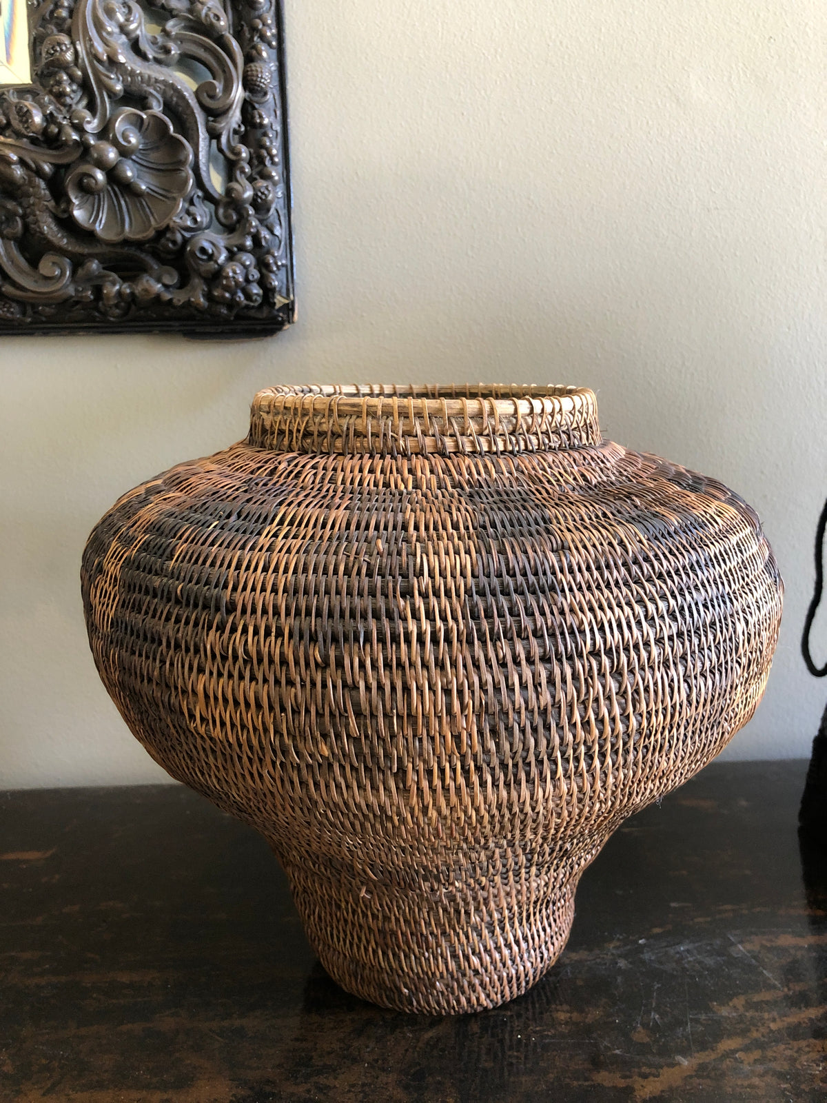 Vintage Woven Vase