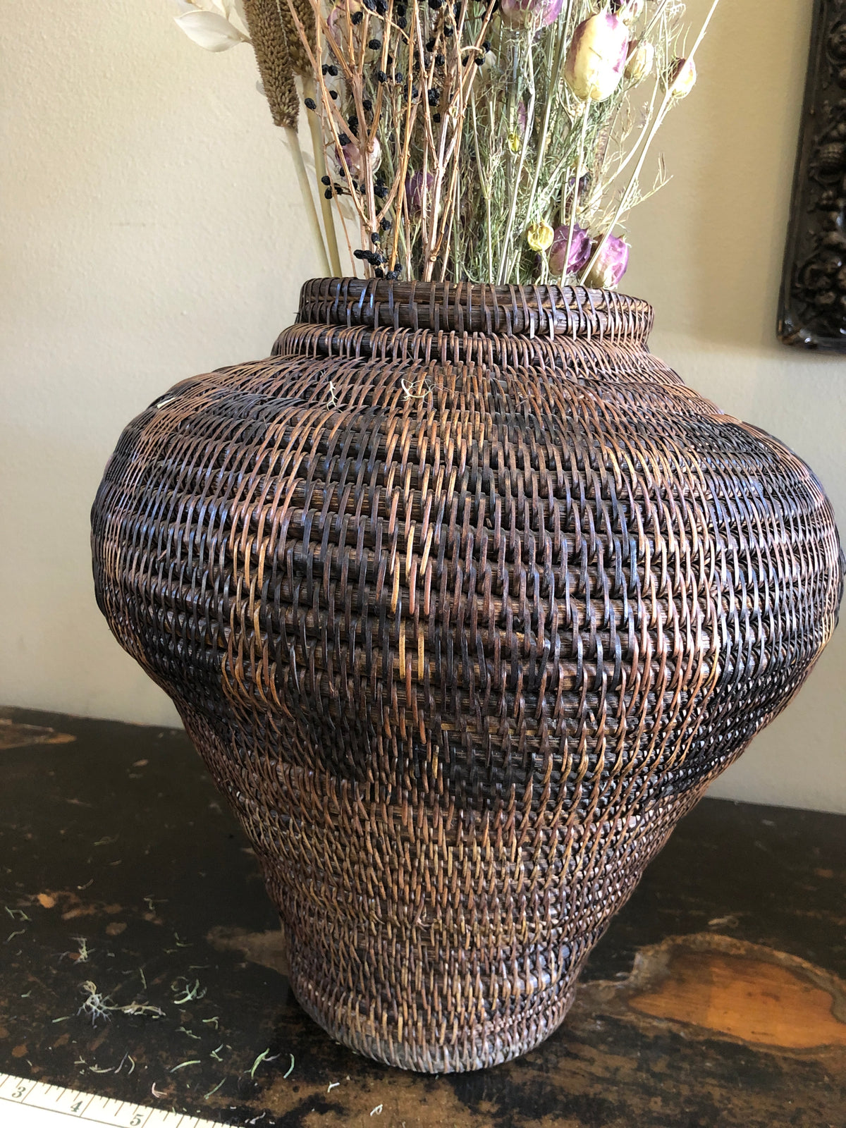 Vintage Woven Vase