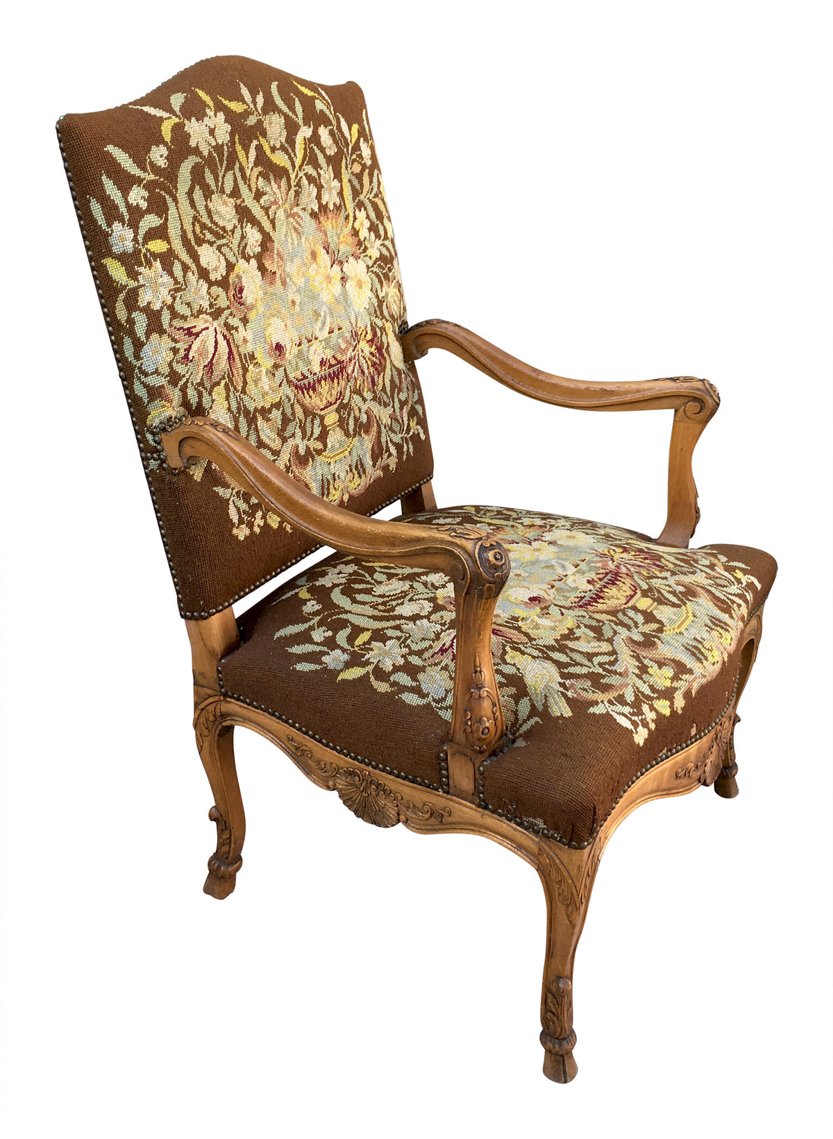 Pair of Louis XV Arm Chairs