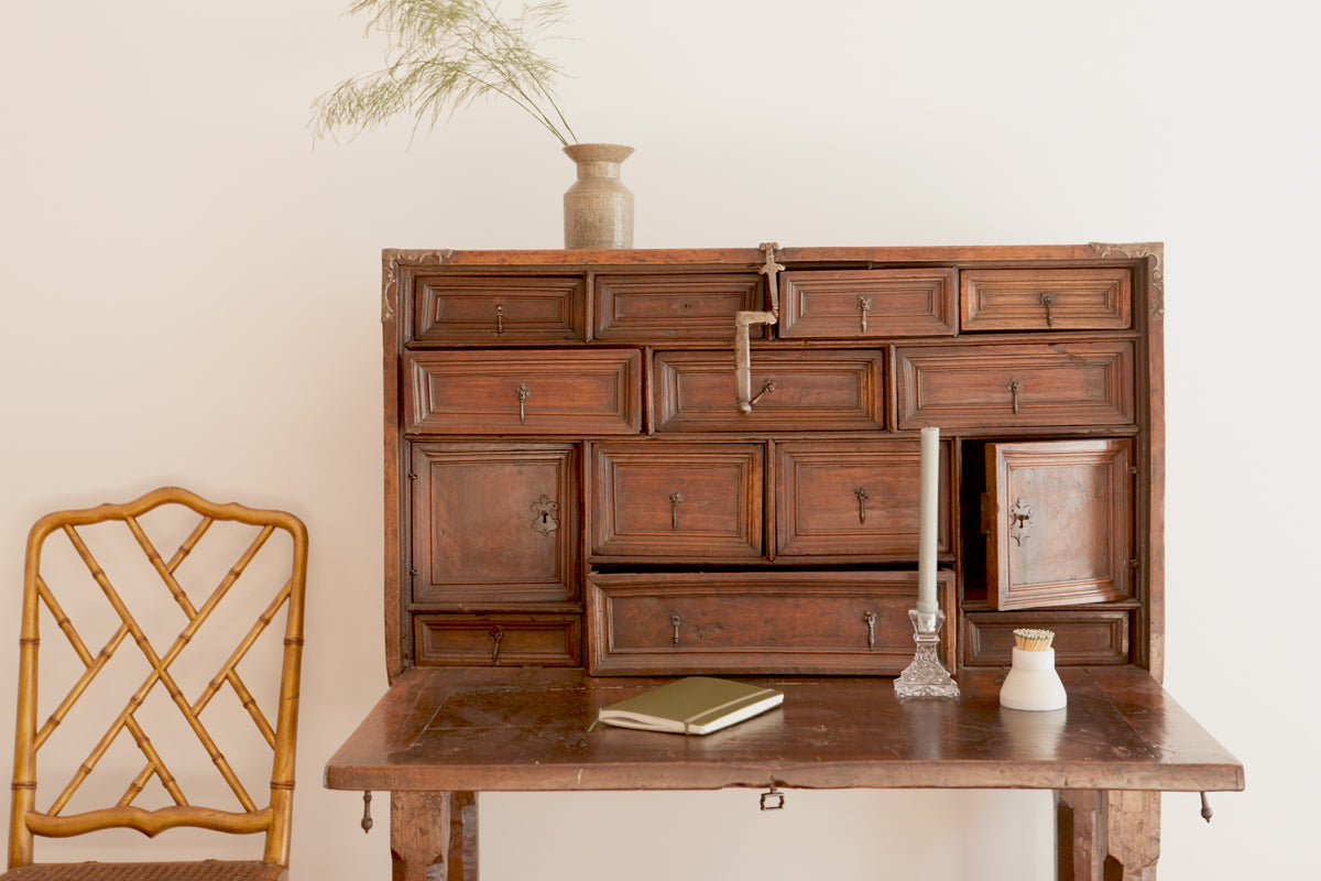 Spanish Bargueno Fall Front Desk Circa 1780