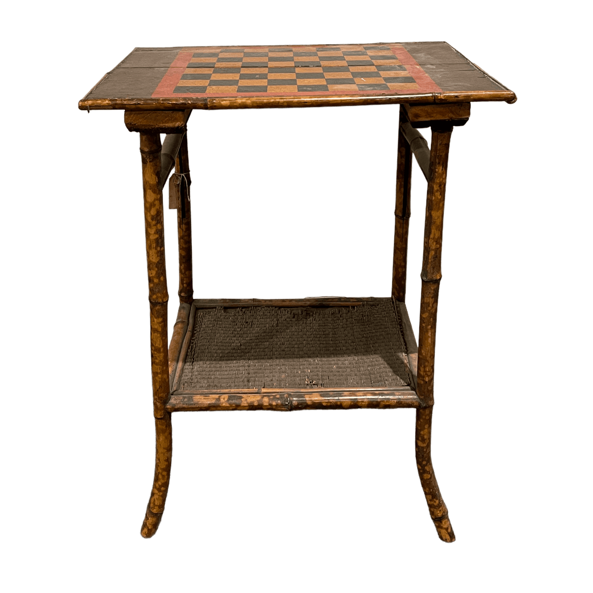 Bamboo Side Table with Game Top